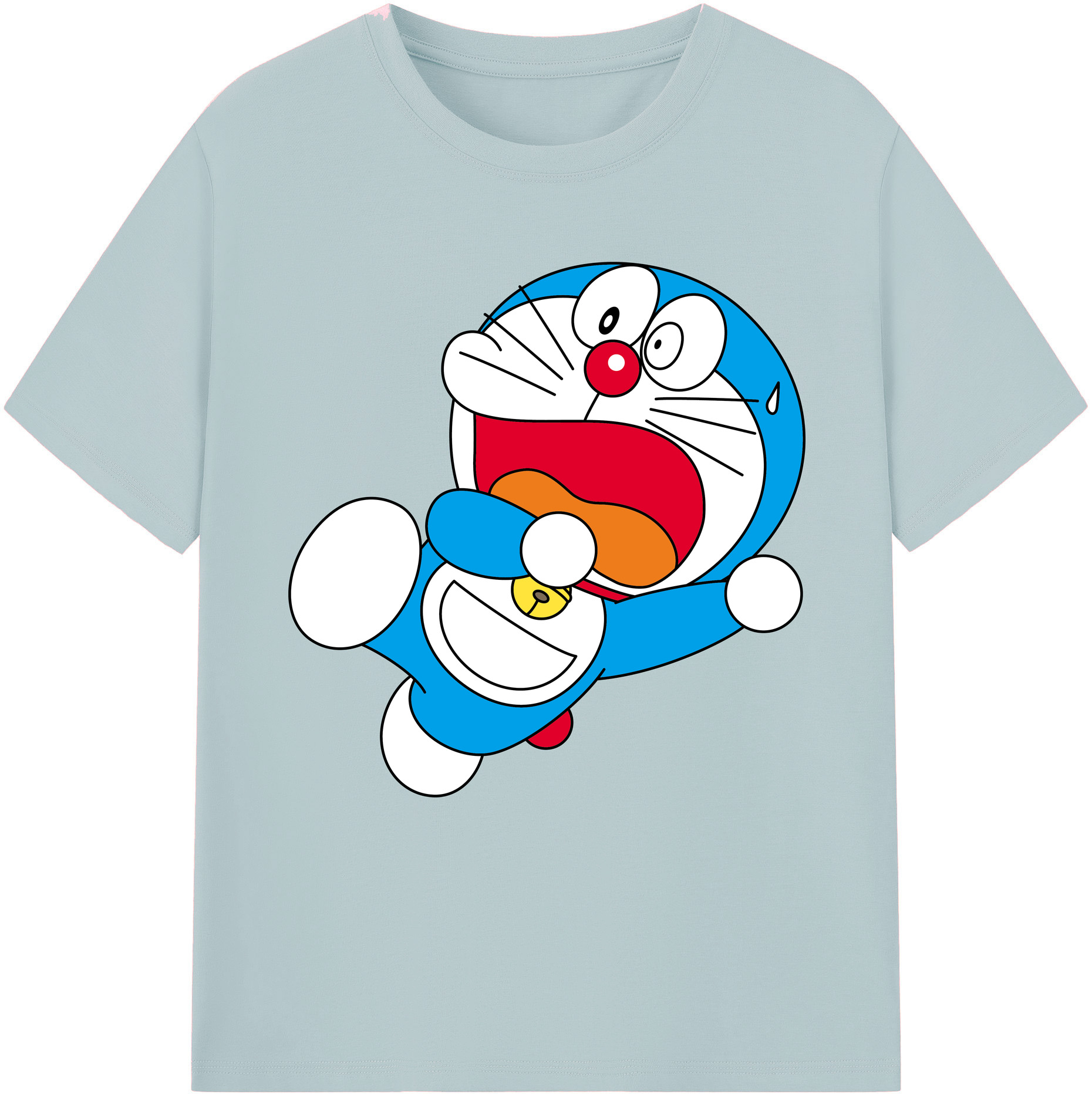（画像用） ドラえもん Doraemon 綿100％半袖Tシャツ（フロントプリント）